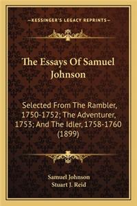 The Essays Of Samuel Johnson