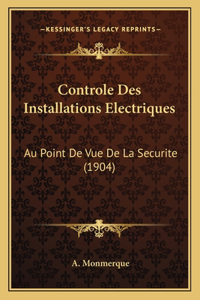 Controle Des Installations Electriques