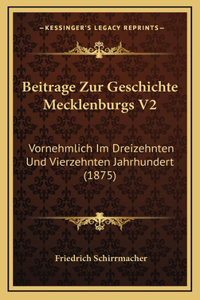 Beitrage Zur Geschichte Mecklenburgs V2