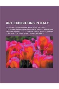 Art Exhibitions in Italy