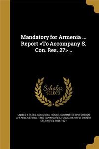 Mandatory for Armenia ... Report ..