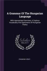 Grammar Of The Hungarian Language
