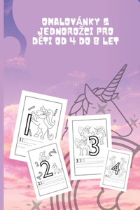 Omalovánky s jednorozci pro děti od 4 do 8 let
