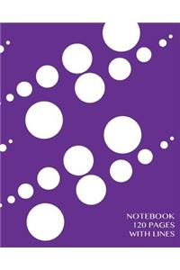 Notebook 120 pages with lines