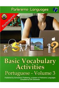 Parleremo Languages Basic Vocabulary Activities Portuguese - Volume 3