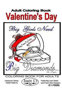 Adult Coloring Book: Valentine's Day