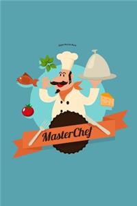 Blank Recipe Book: Master Chef