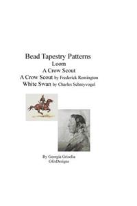 bead tapestry patterns loom a crow scout by frederick remington white swan by