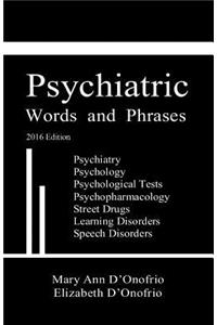Psychiatric Words and Phrases