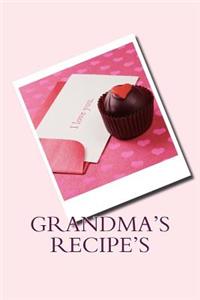 Grandma's Recipe's