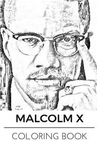 Malcolm X Coloring Book