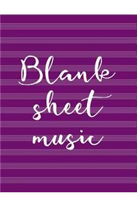 Blank Sheet Music