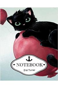 Black Cat Notebook / Journal: Pocket Notebook / Journal / Diary - Dot-grid, Graph, Lined, Blank No Lined: 4
