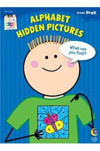 Alphabet Hidden Pictures, Grade PreK