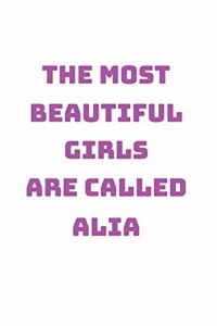 Alia Girl Woman Notebook
