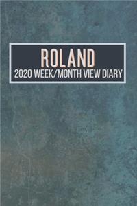 ROLAND 2020 Week/Month View Diary