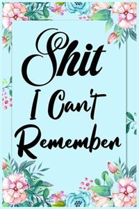 Shit I Can't Remember