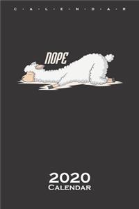fallen lama Calendar 2020