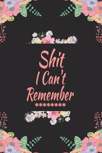 Shit I Can't Remember