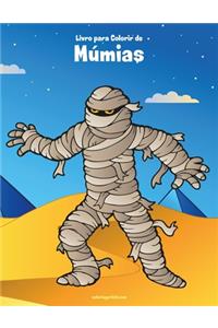 Livro para Colorir de Múmias