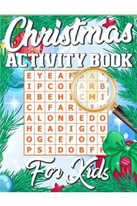 Christmas Activity Book For Kids