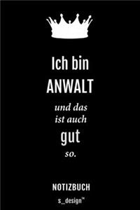 Notizbuch für Anwälte / Anwalt / Anwältin