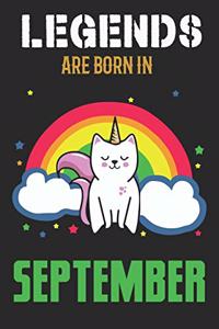 Legends Are Born In September