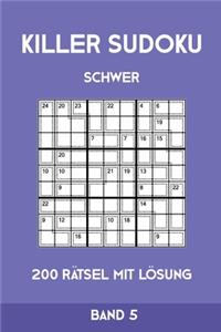 Killer Sudoku Schwer 200 Rätsel Mit Lösung Band5