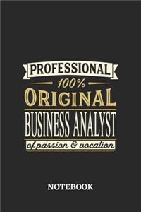 Professional Original Business Analyst Notebook of Passion and Vocation