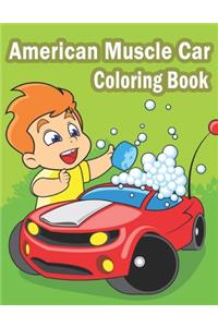 American Muscle Car Coloring Book
