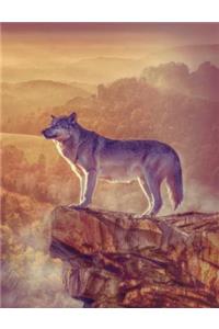 Wolf Mountain Composition Notebook, Graph Paper
