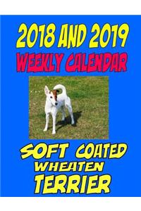 2018 and 2019 Weekly Calendar Soft Coated Wheaten Terrier