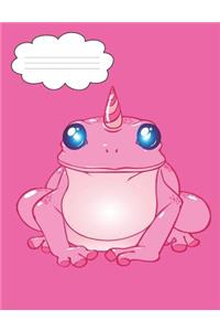 Unicorn Frog Composition Notebook