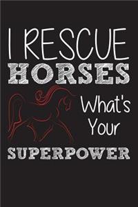 I Rescue Horses What's Your Superpower