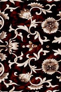 2019 Daily Planner Floral Vintage Fancy Flower Damask Classic Design Pattern 384