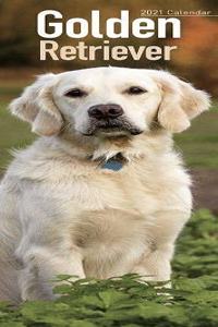 Golden Retriever 2021 Slim Calendar