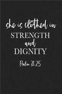 She Is Clothed in Strength and Dignity