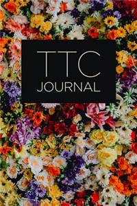 Ttc Journal: Lined Notebook with Motivational and Inspiring Quotes: Stylish Floral Design
