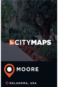 City Maps Moore Oklahoma, USA