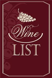 Wine List