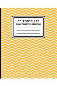 College Ruled Composition Notebook
