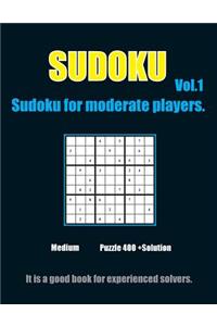 Sudoku for moderate players. Vol.1