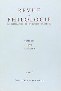 Revue de Philologie 1979/T53,2