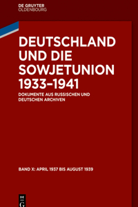 April 1937 Bis August 1939