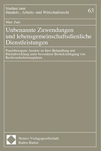 Unbenannte Zuwendungen Und Lebensgemeinschaftsdienliche Dienstleistungen