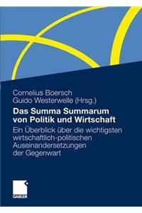 Das Summa Summarum von Politik und Wirtschaft