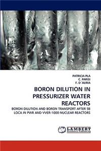 Boron Dilution in Pressurizer Water Reactors