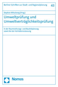 Umweltprufung Und Umweltvertraglichkeitsprufung