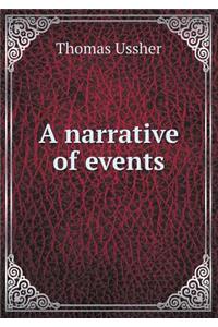 A Narrative of Events