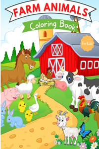 Farm Animals Coloring Book